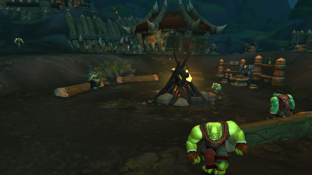WoW Orcs by the campfire